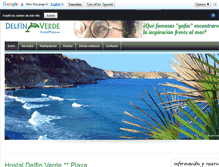 Tablet Screenshot of hostaldelfinverde.es